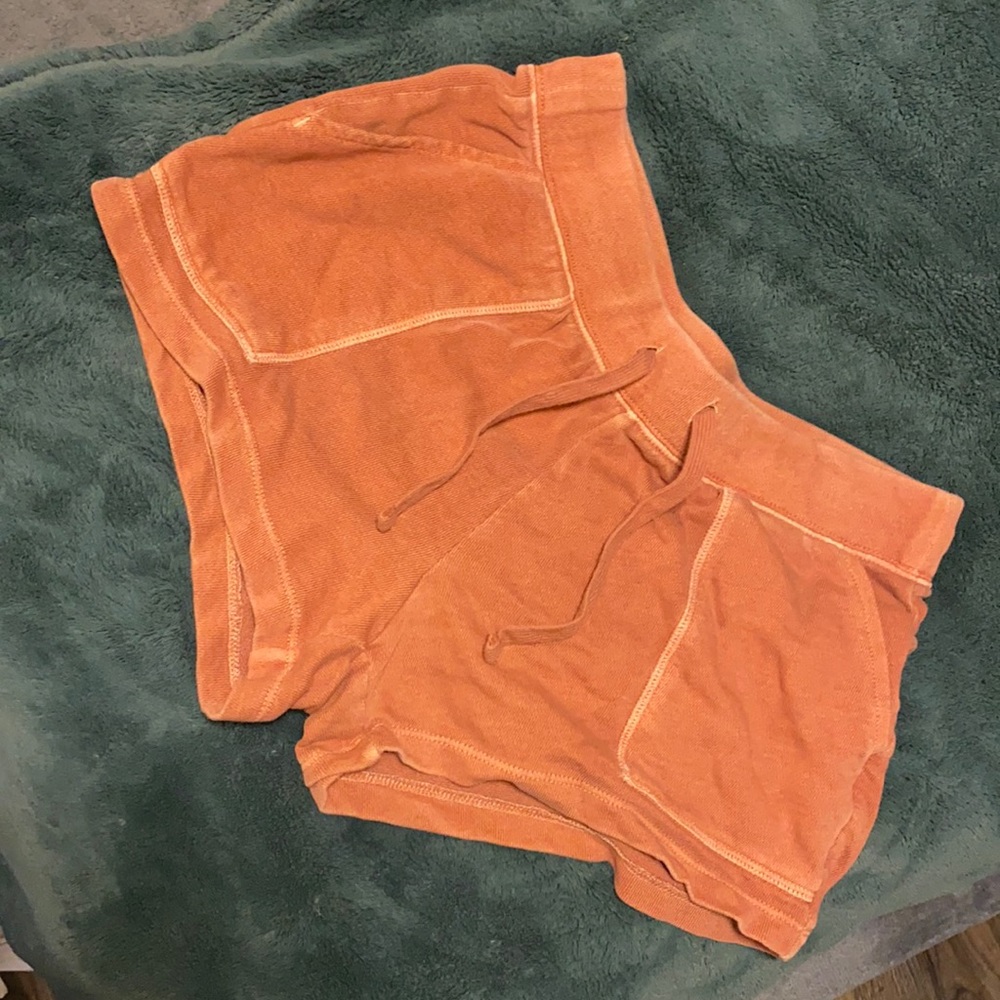 Orange wash shorts!!